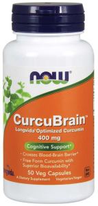 Now Foods CurcuBrain 400 mg