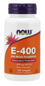 Now Foods Vitamin E-400 with Mixed Tocopherols