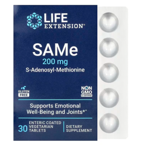 Life Extension SAMe S-Adenosyl-Methionine 200 mg