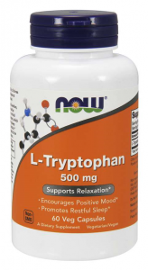 Now Foods L-Tryptophan 500 mg L-triptofanas Amino rūgštys