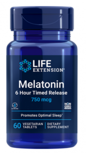 Life Extension Melatonin 6 Hour Timed Release 750 mcg