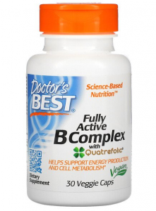 Doctor's Best Fully Active B Complex with Quatrefolic