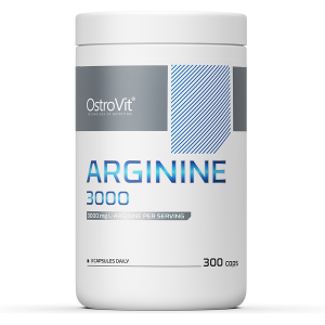 OstroVit Arginine 3000 L-Arginīns Aminoskābes Pirms Treniņa Un Еnerģētiķi