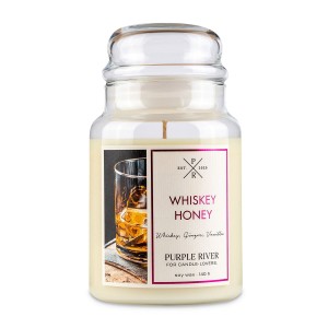 Purple River Scented Candle Whiskey Honey