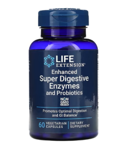 Life Extension Enhanced Super Digestive Enzymes and Probiotics