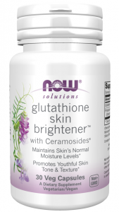 Now Foods Glutathione Skin Brightener with Ceramosides