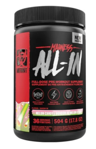 Mutant Madness All In Nitric Oxide Boosters Pre Workout & Energy
