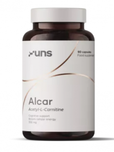 UNS Alcar Acetyl-L-Carnitine L-karnitiin Kaalu juhtimine