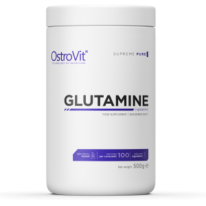 OstroVit Glutamine Powder L-glutamiin Aminohapped Pärast treeningut ja taastumist