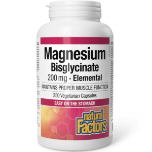 Natural Factors Magnesium Bisglycinate 200 mg