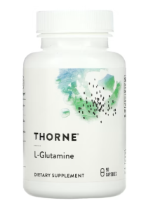 Thorne Research L-Glutamine 500 mg L-glutamiin Aminohapped Pärast treeningut ja taastumist