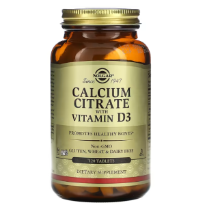 Solgar Calcium Citrate with Vitamin D3