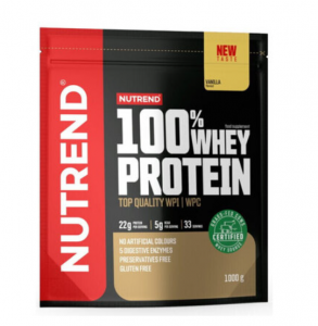 Nutrend 100% Whey Protein Vadakuvalk Valgud