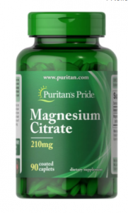 Puritan's Pride Magnesium Citrate 210 mg