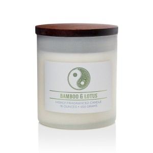 Colonial Candle® Ароматическая Свеча Bamboo & Lotus