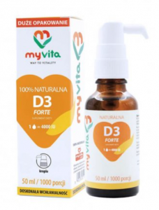 MyVita Vitamin D3 Forte 4000 iu