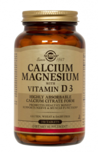 Solgar Calcium Magnesium with Vitamin D3