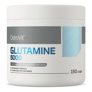 OstroVit Glutamine 5000 mg L-Glutamina Aminokwasy Po treningu i regeneracja