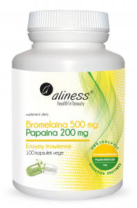 Aliness Bromelain 500 mg Papain 200 mg