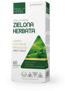 Medica Herbs Green Tea 520 mg Zaļā Tēja Svara Kontrole