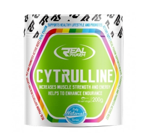 Real Pharm Citrulline Azoto oksido stiprintuvai L-citrulinas Amino rūgštys Prieš treniruotę ir energija