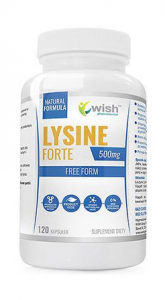 WISH Pharmaceutical L-Lysine Forte 500 mg L-Lizīns Aminoskābes