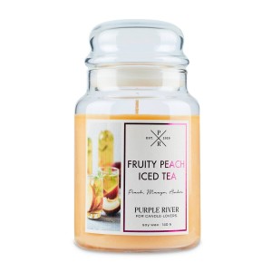 Purple River Scented Candle Fruity Peach Iced Tea