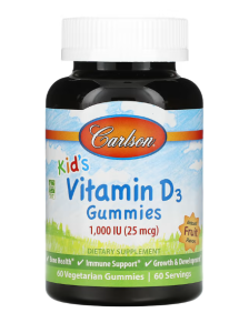 Carlson Labs Vitamin D3 Gummies 1000 iu