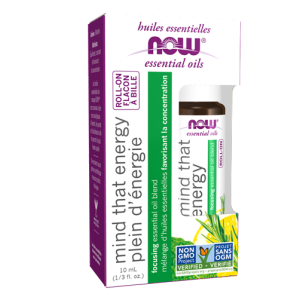 Now Foods Essential Oil Roll-On Mind That Energy