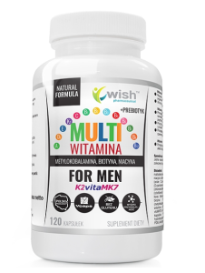 WISH Pharmaceutical Multivitamin Complex For Men + Prebiotic