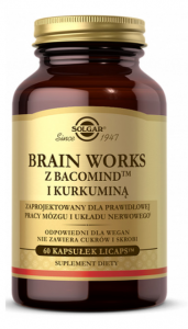 Solgar Brain Works with Bacomind & Curcumin