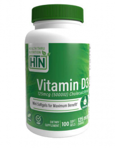 Health Thru Nutrition Vitamin D3 125 mcg 5000 IU