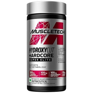 MuscleTech Hydroxycut Hardcore Super Elite Tauku Dedzinātāji Svara Kontrole