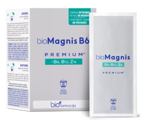 Biofarmacija bioMAGNIS B6 premium +B6, B12 & Zinc