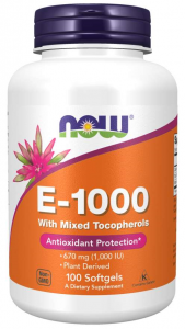 Now Foods Vitamin E-1000 IU Mixed Tocopherols