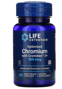 Life Extension Optimized Chromium with Crominex 3+ 500 mcg