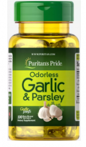 Puritan's Pride Odorless Garlic 500 mg & Parsley 100 mg