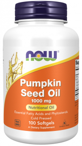 Now Foods Pumpkin Seed Oil 1000 mg