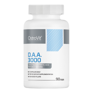 OstroVit D.A.A 3000 mg D-asparto rūgštis, DAA Testosterono lygio palaikymas