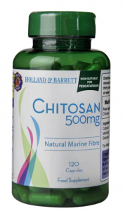 Holland & Barrett Chitosan 500 mg Kitosaan Kaalu juhtimine