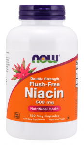 Now Foods Niacin Flush-Free 500 mg