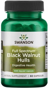 Swanson Black Walnut Hulls 500 mg