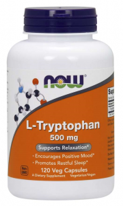 Now Foods L-Tryptophan 500 mg L-trüptofaan Aminohapped
