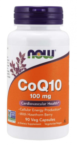 Now Foods Coenzyme Q10 100 mg with Hawthorn Berry