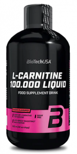 Biotech Usa L-Carnitine 100.000 Liquid L-Karnitīns Zaļā Tēja Svara Kontrole