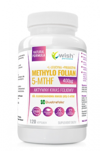 WISH Pharmaceutical Methyl Folate 5-MTHF 400 mcg