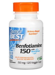 Doctor's Best Benfotiamine 150 with BenfoPure 150 mg