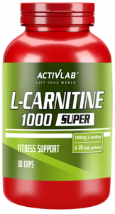 Activlab L-Carnitine 1000 L-karnitinas Svorio valdymas