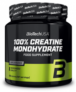 Biotech Usa 100% Creatine Monohydrate Kreatinas