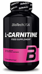 Biotech Usa L-Carnitine 1000 L-karnitinas Svorio valdymas